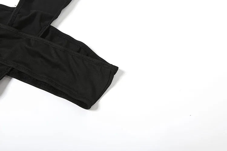 Weird Puss Sexy Backless Jumpsuit Women Halter Sleeveless Waistless Skinny Stretch Midnight Clubwear Fitness Activity Clubwear
